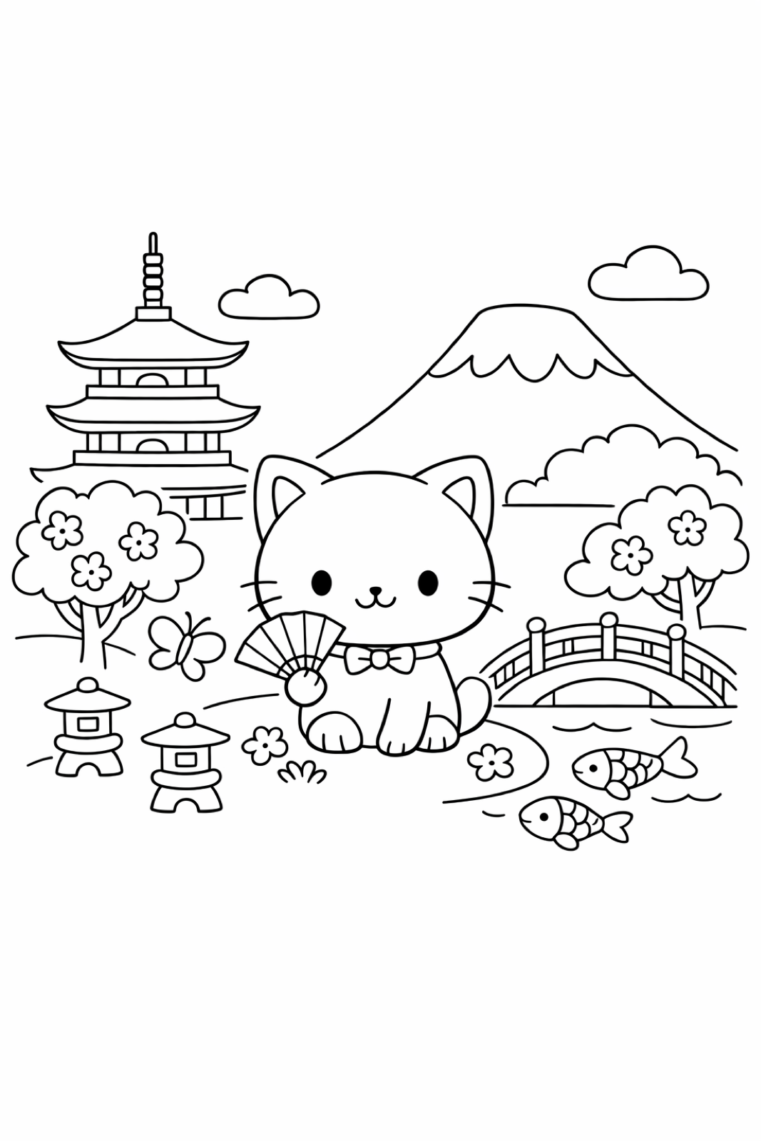 A cat in Japan