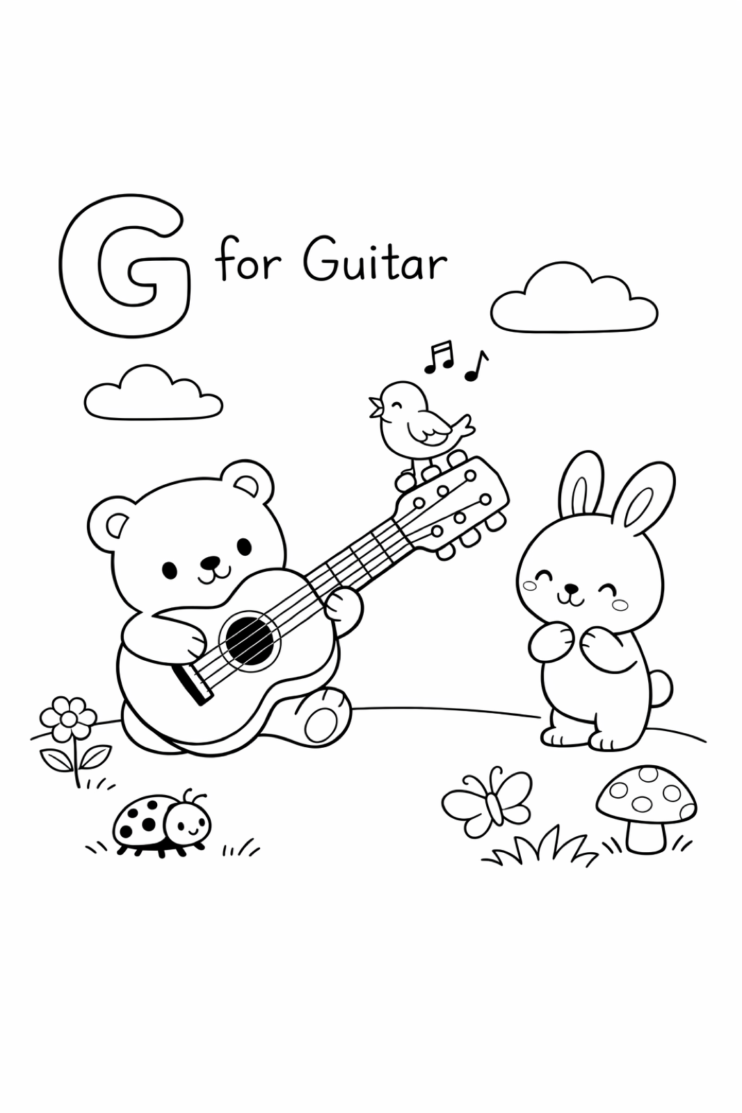 G is for guitar