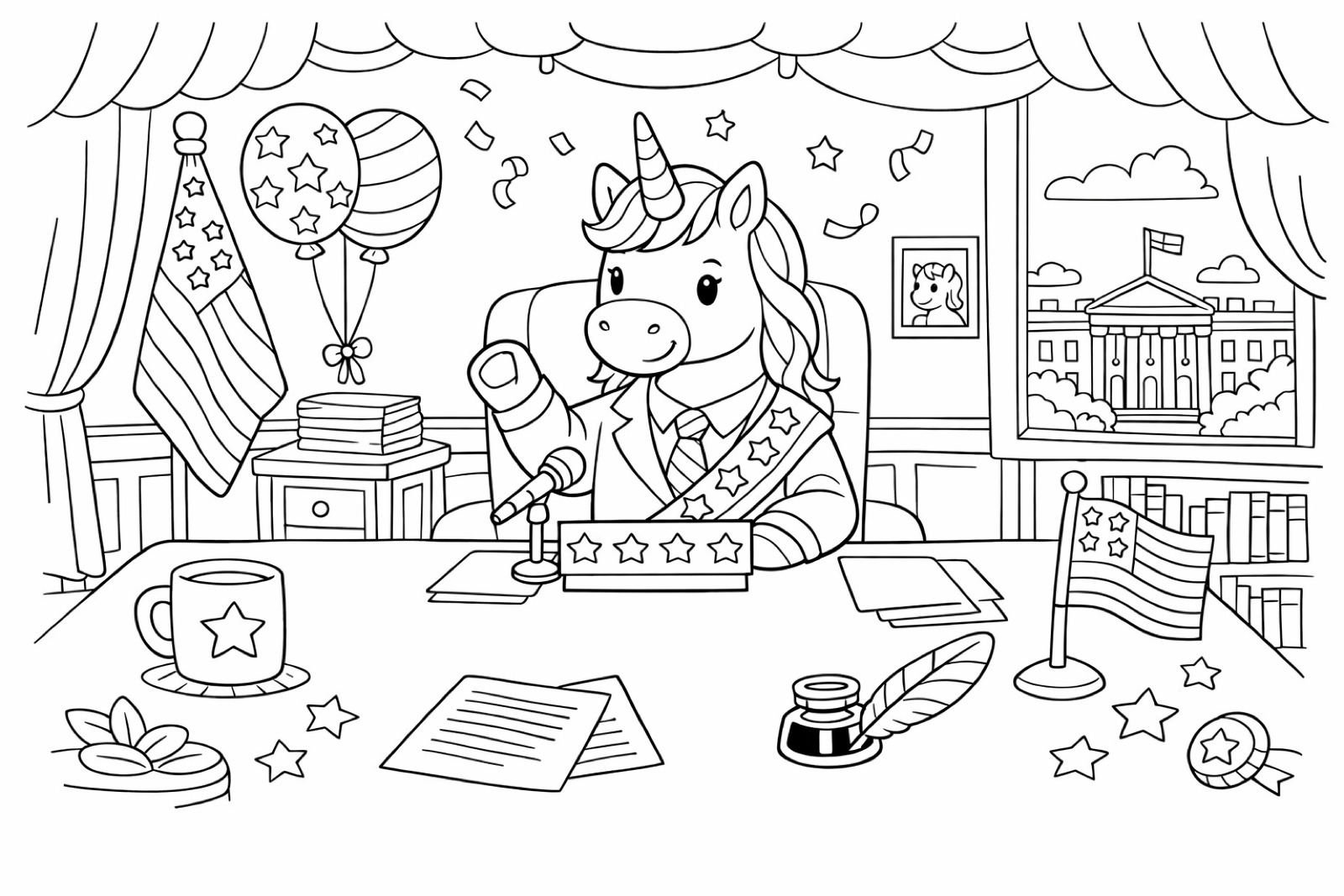 A unicorn as president